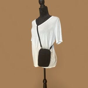 Oscar De La Renta Black Crossbody Bag